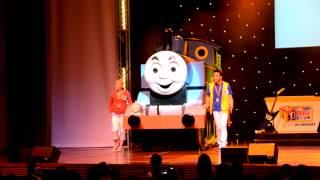 Thomas The Train performing "Thomas the Tank Engine" and "Thomas' Wheels Go Round And Round"