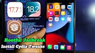 Jailbreak Rootful iOS 18.2/17.7.1 - iOS 15 with Palen1x | Install Cydia Tweaks on iOS 18.2/17.7.1