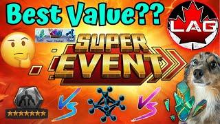 DAILY SUPER EVENT RETURNS TODAY!! Sig Stones VS Titan Shards VS T4A Frags Best Value? Find Out! MCOC