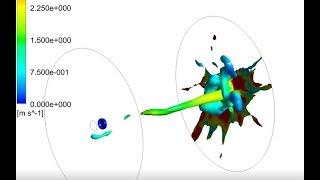 Tutorial ANSYS CFX Part - 2/2 | Multiphase flow of a droplet in air