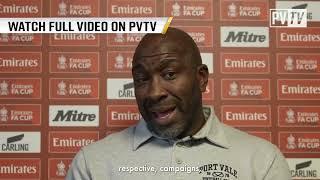 Pre Match | Darren Moore speaks to press before Emirates FA Cup Clash against Barnsley