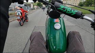 Kultschrauber Ausfahrt 2k24 | 90cccm | 60ccm | Simson Tuning | Wheelies | Netzschkau