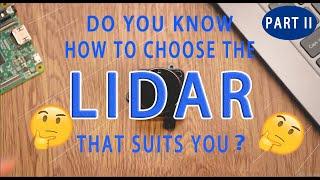 Do you know how to choose lidar ?