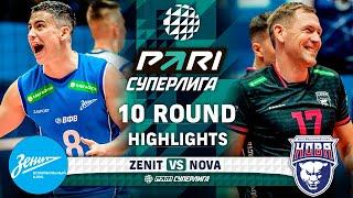 Zenit vs. Nova | HIGHLIGHTS | 10 Round | Pari SuperLeague 2025