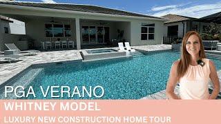 Whitney Model Home Tour in PGA Verano Port St Lucie Florida | Luxury New Construction