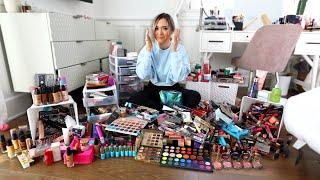 Cleaning Out My ENTIRE Makeup Collection.. *i got rid of it all