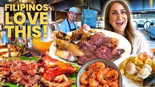 $18 LEGENDARY LUXURY Buffet!!  Filipino Food In Manila!!