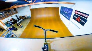 Scootering on BRAILLE VERT RAMP!