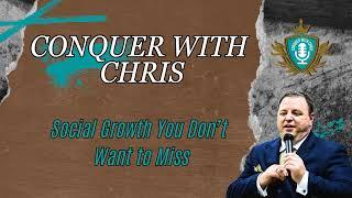 I'm Chris and I'm LIVE on Conquer With Chris