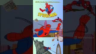spider man animation show 90's Flashback #reels #tv #doordarshan #oldserial #90s #oldmemories