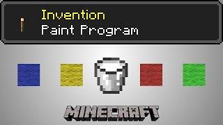 Advanced Paint Program - Minecraft Invention