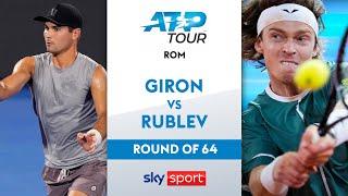 Marcos Giron vs. Andrey Rublev - Round of 64 | Internazionali BNL d'Italia Rom 2024 | Highlights