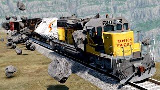 Rockslide Crashes 9 | BeamNG.drive