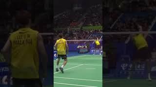 Lin Dan's Insane Retrieval Skills #shorts #badminton #lindan #leechongwei