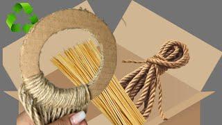 Transforming Cardboard & Jute Rope! ️ 2 Genius Home Decor Ideas You’ll Love from Recycled Waste 