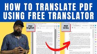 How to Translate PDF in any Language using Free Online PDF Translator