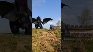 Dinosaur and dragon  VFX video #dinosaur #dragon #vfx #funny #sigma
