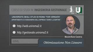 Ottimizzazione Non Lineare - Massimiliano Caramia