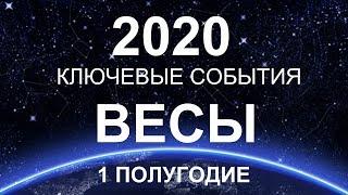 ВЕСЫ. КЛЮЧЕВЫЕ СОБЫТИЯ. ПЕРВОЕ ПОЛУГОДИЕ. 2020. ТАРО-ПРОГНОЗ.