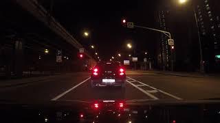 Night driving in Moscow area | Ночная дорога в Москве и области