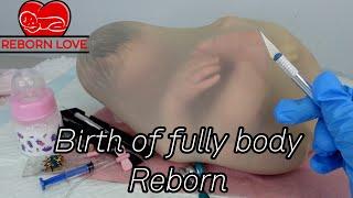 Birth of a Full Body Reborn baby in the womb | Reborn Love