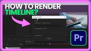 How To Render Your Timeline in Premiere (2024)