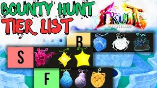 Fruit Battlegrounds All Fruits BOUNTY HUNTING Tier List & Ranking