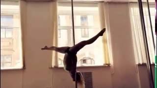 Переход из "Лук и стрелы" в шпагат, тренер Катя Захарова, royal pole dance