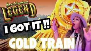 VEGAS Baby! I Hit The Cash Express Gold Train Bonus!