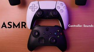 ASMR PS5 DualSense vs. XBOX SERIES X Controller Sounds Comparison  (Very Similar!)