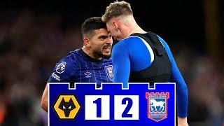 Wolves vs Ipswich Town 1-2 Highlights Goals | Premier League 2024