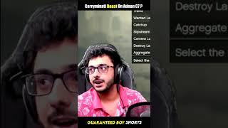 Really?-Carryminati Next Roast Topic Adnan 07 | Carryminati vs Adnan 07 #shorts #carryminati #adnan
