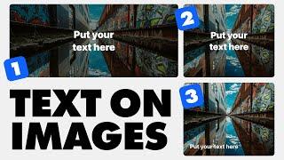How to overlay text on an image in @Webflow | 3 easy ways