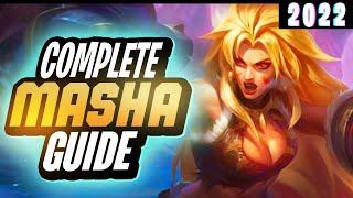 How to use MASHA in Mobile Legends 2022 (Tanky high damage build)