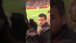 Fans chanting Cristiano Ronaldo Infront of messi