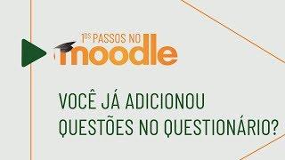 Primeiros passos no MOODLE - Dica 11