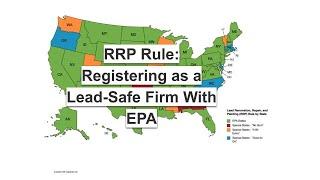 Registering as a Lead-Safe Firm With EPA