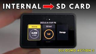 DJI OSMO ACTION 5 | Using Internal Storage (No SD Card? No Problem)