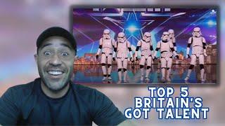 First time seeing : Top 5 Britain's got talent