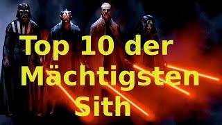 Top 10 der Mächtigsten Sith