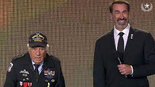 WW2 Vet Tells Rob Riggle How He Swindled Whiskey From Scots in WW2