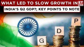 India's Q2 GDP Growth Slows To 5.4%, The Weakest In 7 Quarters, CEA V. Nageswaran Explains The Data