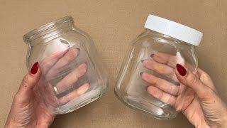 3 Awesome Ideas With Glass Jars and Jar Lids!