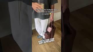This dad’s baby trick has mom crying laughing 