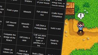 Stardew Valley Bingo Is Surprisingly Difficult...