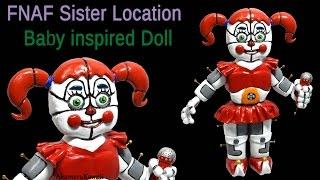 Circus "Baby" Doll - FNAF Sister Location inspired Polymer Clay Tutorial (Five Nights at Freddy's)