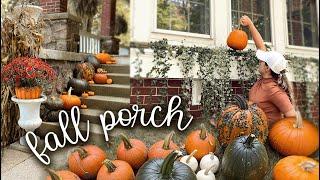 *NEW* 2024 Traditional Fall Front Porch Decorate with Me & Sharing our Beautiful Porch Makeover!