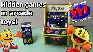 Unlocking the hidden games in Tiny Arcade and My Arcade Pac-Man toys!