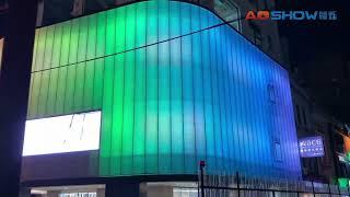 Aoshowled@ DMX512 RGB LED Pixel Wall Washer Light use Building Facade Outdoor Lighting in TW