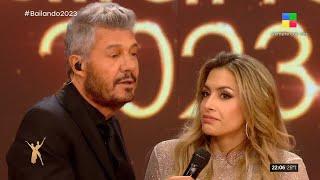 El beso entre Marcelo Tinelli y Milett Figueroa en la pista del Bailando 2023